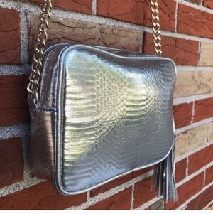 Victoria's Secret,Silver &Gold Chain Strap Women Bag.